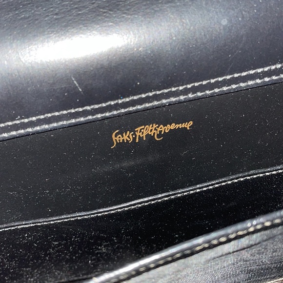 Saks Fifth Avenue Black Handbag - Picture 6 of 7